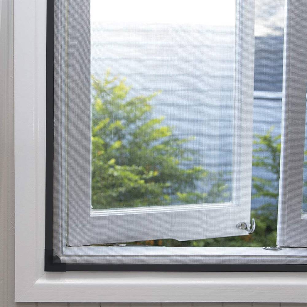 buy black magnetic flyscreen for window