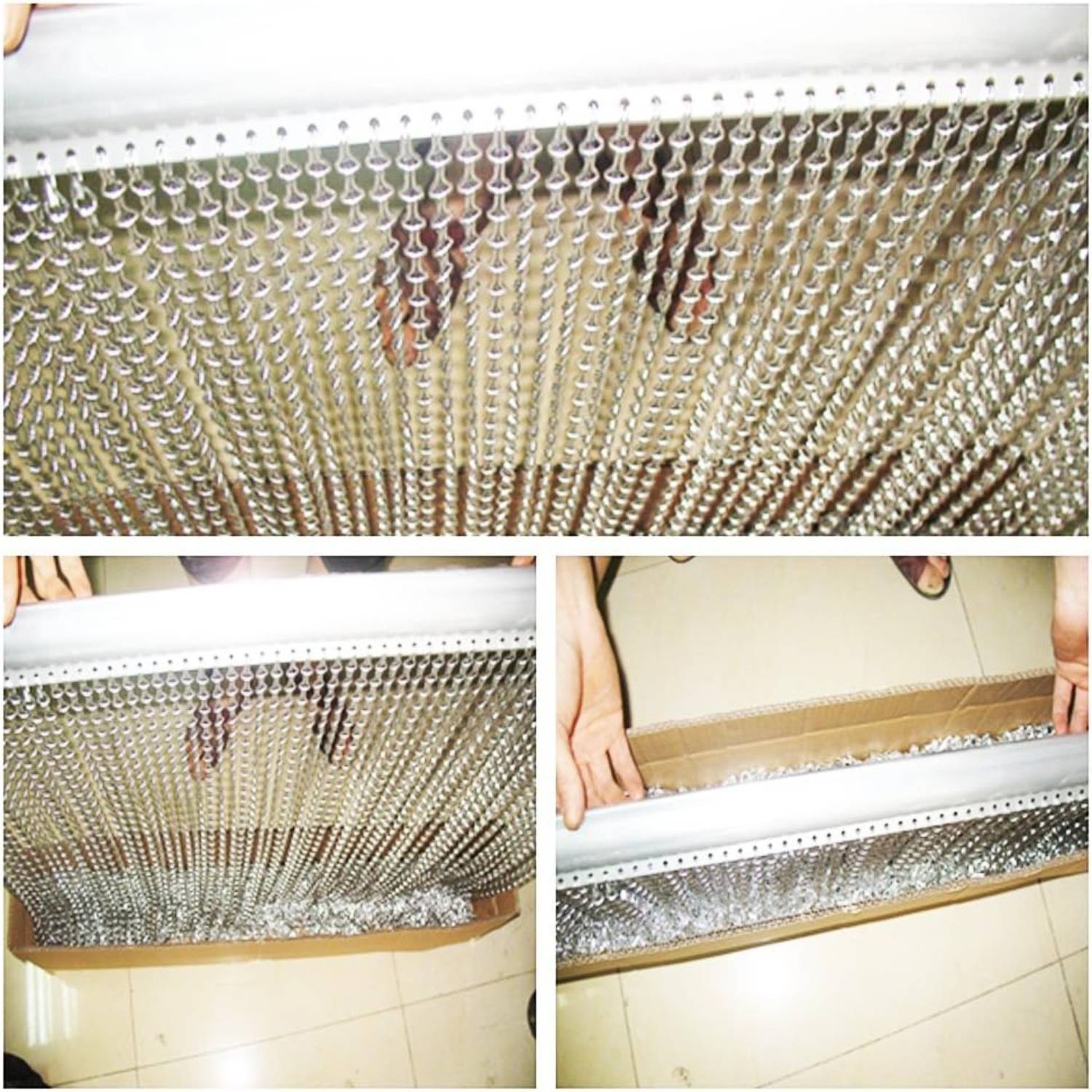 Chain Link Curtain - Black: image 8